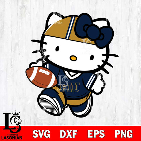 Florida International Panthers Cute Hello Kitty Football 9 Svg Eps Dxf Png File, NCAA svg, Digital Download, Instant Download