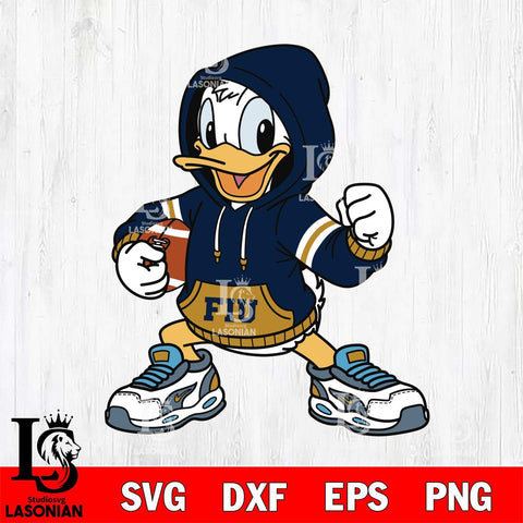 Florida International Panthers Donald Duck Disney Christmas File Cut, NCAA SVG DXF EPS PNG FILE, Digital Download , Criucut , Silhouette