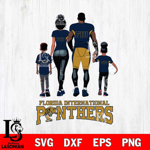 Florida International Panthers Family Love Rugby SVG DXF EPS PNG FILE,NCAA SVG, Father day Digital Download,Instant Download, Silhouette