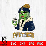 Florida International Panthers Girls Grinch Bougie Svg Eps Dxf Png File, Digital Download, Instant Download