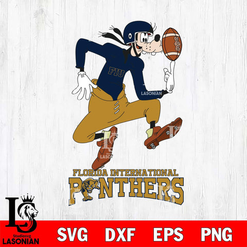 Florida International Panthers Goofy Circus Football SVG DXF EPS PNG FILE,NCAA svg ,Football Digital Download,Instant Download, Silhouette