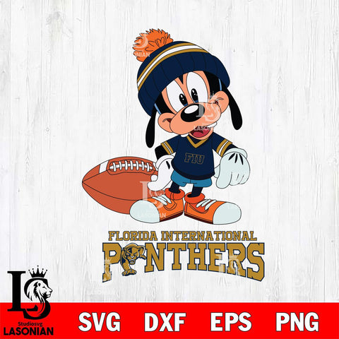 Florida International Panthers Goofy Football SVG DXF EPS PNG FILE,NCAA svg ,Football Digital Download,Instant Download, Silhouette