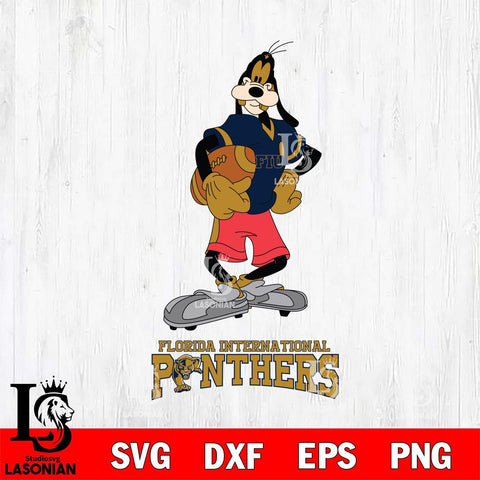 Florida International Panthers Goofy Player SVG DXF EPS PNG FILE,NCAA svg ,Football Digital Download,Instant Download, Silhouette