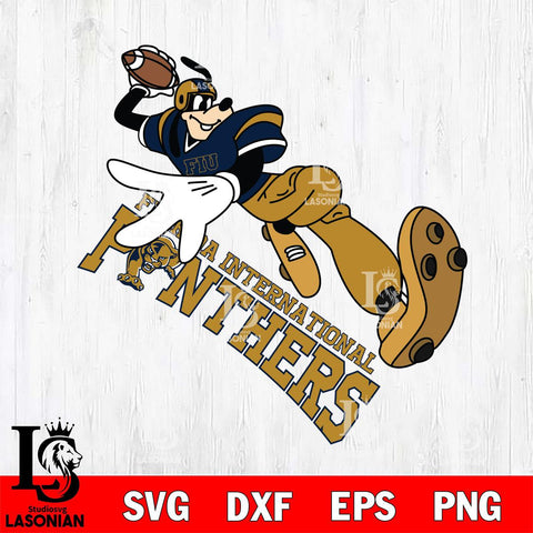 Florida International Panthers Goofy rugby player SVG DXF EPS PNG FILE,NCAA svg ,Football Digital Download,Instant Download, Silhouette