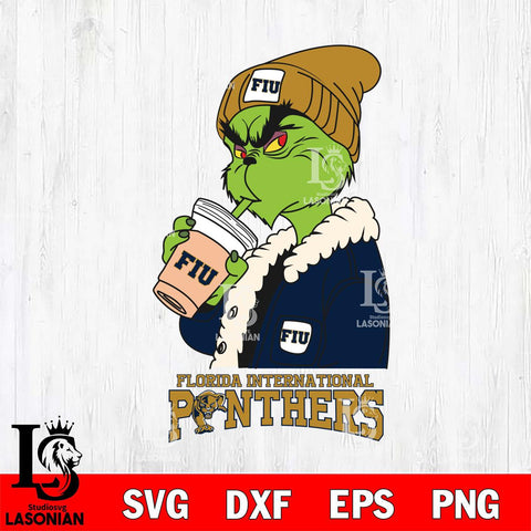 Florida International Panthers Grinch Bougie Football Svg Eps Dxf Png File, Digital Download, Instant Download