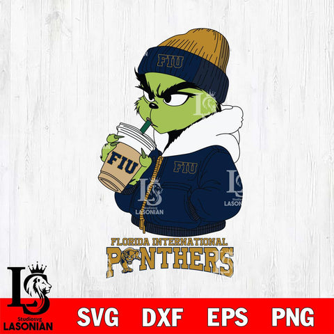 Florida International Panthers Grinch Bougie Sport Svg Eps Dxf Png File, Digital Download, Instant Download