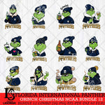 Florida International Panthers Grinch Christmas NCAA Bundle 12 Svg Eps Dxf Png File,Cricut files, Digital Download, Instant Download
