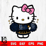 Florida International Panthers Hello Kitty Cheerleader Svg Eps Dxf Png File, Digital Download, Instant Download