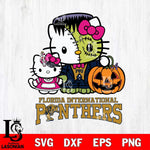 Florida International Panthers Hello Kitty Horror 10 Svg Eps Dxf Png File, Digital Download
