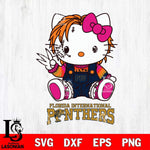 Florida International Panthers Hello Kitty Horror Svg Eps Dxf Png File, Digital Download