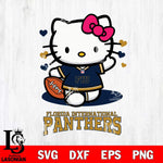 Florida International Panthers Hello Kitty NCAA 3 Svg Eps Dxf Png File, Digital Download, Instant Download