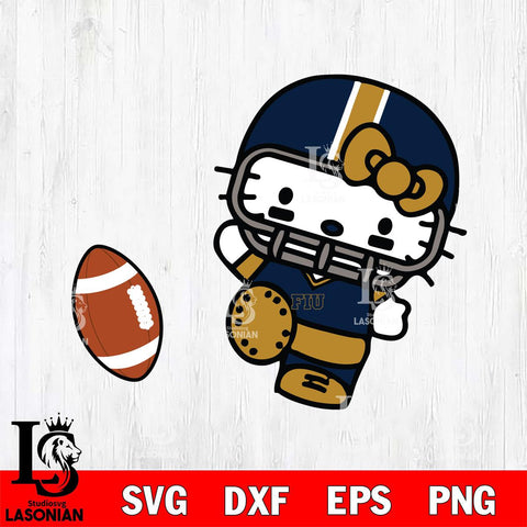 Florida International Panthers Hello Kitty sport 12 Svg Eps Dxf Png File, NCAA svg, Digital Download, Instant Download