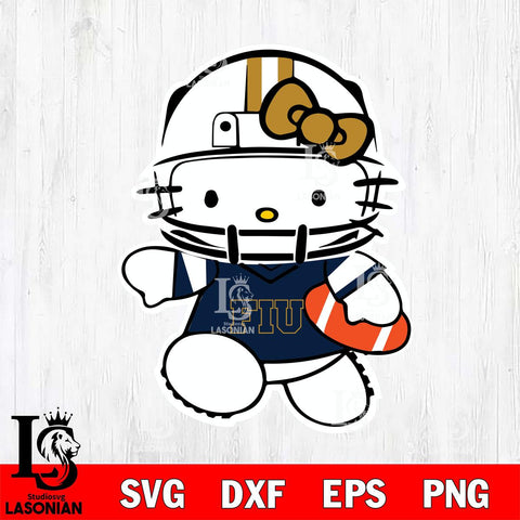 Florida International Panthers Hello Kitty sport 8 Svg Eps Dxf Png File, NCAA svg, Digital Download, Instant Download