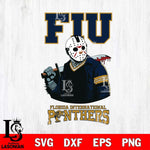 Florida International Panthers Jason Voorhees 10 Svg Eps Dxf Png File, Digital Download