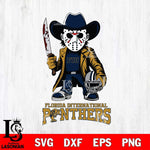 Florida International Panthers Jason Voorhees 3 Svg Eps Dxf Png File, Digital Download