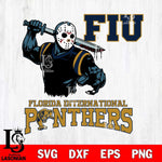 Florida International Panthers Jason Voorhees 5 Svg Eps Dxf Png File, Digital Download