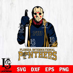 Florida International Panthers Jason Voorhees 6 Svg Eps Dxf Png File, Digital Download