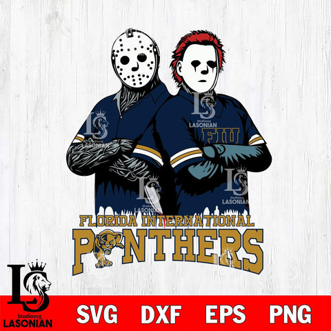 Florida International Panthers Jason Voorhees 8 Svg Eps Dxf Png File, Digital Download