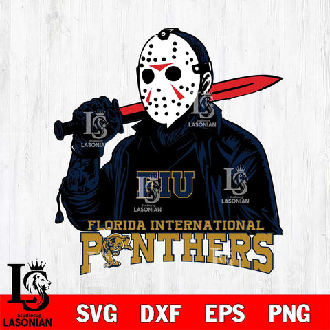 Florida International Panthers Jason Voorhees Horror 12 Svg Eps Dxf Png File, NCAA svg, Digital Download, Instant Download