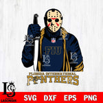 Florida International Panthers Jason Voorhees Horror 3 Svg Eps Dxf Png File, NCAA svg, Digital Download, Instant Download