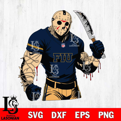 Florida International Panthers Jason Voorhees Horror 8 Svg Eps Dxf Png File, NCAA svg, Digital Download, Instant Download