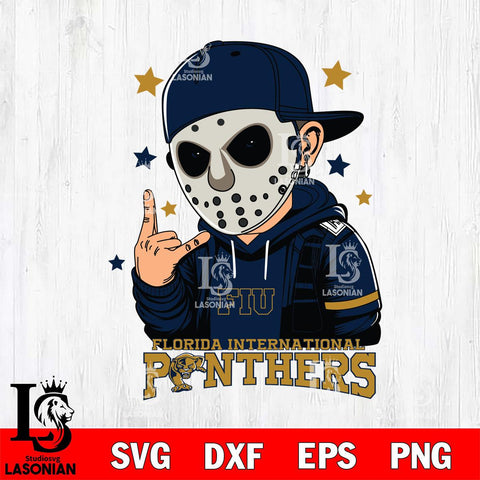 Florida International Panthers Jason Voorhees Horror 9 Svg Eps Dxf Png File, NCAA svg, Digital Download, Instant Download