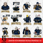 Florida International Panthers Jason Voorhees NCAA Bundle 12 SVG Svg Eps Dxf Png File, Digital Download