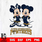 Florida International Panthers Mickey Minnie Mouse rugby ball Svg Eps Dxf Png File, NCAA svg , File Cut , Digital Download , Instant Download, Cut Svg Files