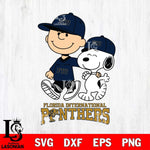 Florida International Panthers Peanuts Snoopy Friends SVG DXF EPS PNG FILE,Snoopy File Cut, NCAA Digital Download,Instant Download,Christmas Silhouette