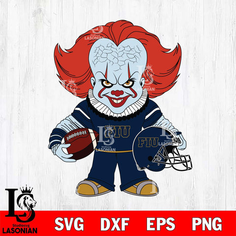 Florida International Panthers Pennywise Horror Sport Svg Eps Dxf Png File, Digital Download