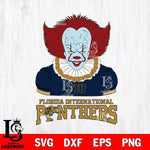 Florida International Panthers Pennywise Horror Sport 5 Svg Eps Dxf Png File, Digital Download