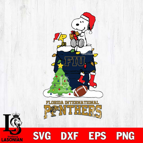 Florida International Panthers Snoopy Sport 11 Svg Eps Dxf Png File, Digital Download
