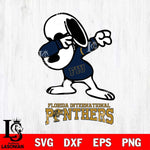 Florida International Panthers Snoopy Sport 3 Svg Eps Dxf Png File, Digital Download