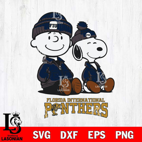 Florida International Panthers Snoopy Sport 6 Svg Eps Dxf Png File, Digital Download
