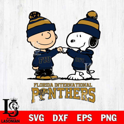 Florida International Panthers Snoopy Sport 9 Svg Eps Dxf Png File, Digital Download