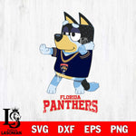 Florida Panthers Bluey Dad Dance Svg Eps Dxf Png File, Digital Download, Instant Download