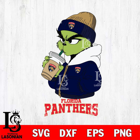 Florida Panthers Grinch Bougie Sport Svg Eps Dxf Png File, Digital Download, Instant Download