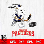 Florida Panthers Snoopy Hockey Svg Eps Dxf Png File, Digital Download , Instant Download, Svg Files