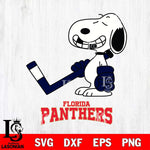 Florida Panthers Snoopy Hockey Sport Svg Eps Dxf Png File, Digital Download , Instant Download, Svg Files
