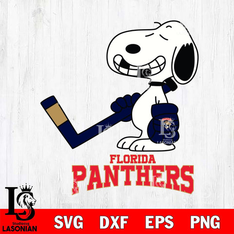 Florida Panthers Snoopy NHL Hockey SVG DXF EPS PNG FILE,NHL File Cut,Disney Digital Download,Instant Download, Silhouette