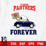 Florida Panthers Snoopy and Charlie Brown Car Svg Eps Dxf Png File, Digital Download , Instant Download, Svg Files