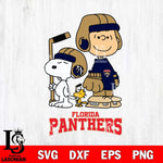Florida Panthers Snoopy and Charlie Brown Hockey Svg Eps Dxf Png File, Digital Download , Instant Download, Svg Files