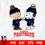 Florida Panthers Snoopy and Charlie Brown Hockey Sport Svg Eps Dxf Png File, Digital Download , Instant Download, Svg Files