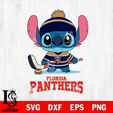 Florida Panthers Stitch Sport NHL Hockey SVG DXF EPS PNG FILE,NHL File Cut,Disney Digital Download,Instant Download, Silhouette