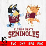 Florida State Seminoles Bluey Dance Svg Eps Dxf Png File, Digital Download, Instant Download