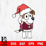 Florida State Seminoles Bluey Jack Christmas Svg Eps Dxf Png File, Digital Download, Instant Download