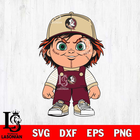 Florida State Seminoles Chucky Horror Svg Eps Dxf Png File, NCAA svg, Digital Download, Instant Download