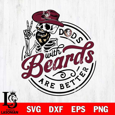 Florida State Seminoles Dad With Beard Are Better Svg Eps Dxf Png File, Digital Download, Instant Download