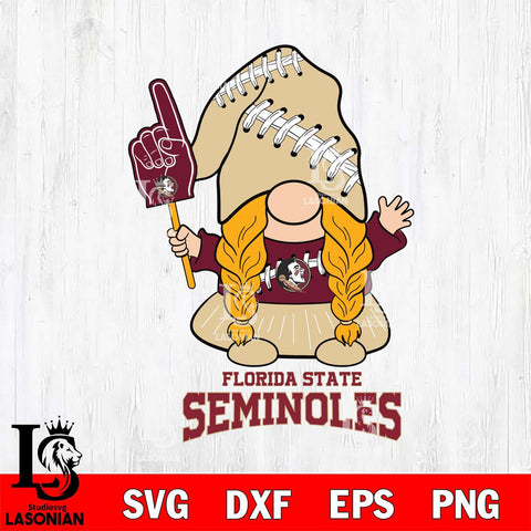 Florida State Seminoles Gnomes Fan Svg Eps Dxf Png File, Digital Download, Instant Download