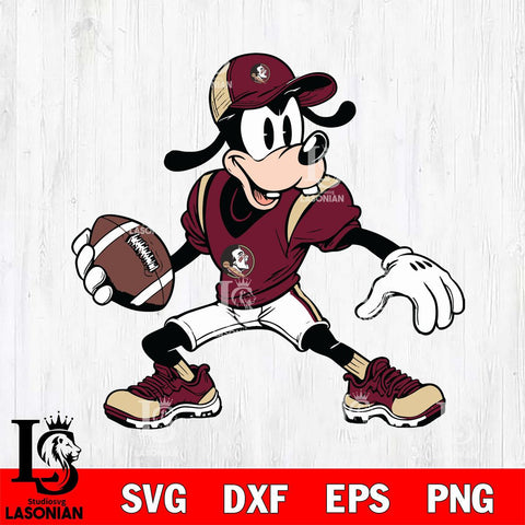 Florida State Seminoles Goofy Svg Eps Dxf Png File, NCAA svg, Digital Download, Instant Download
